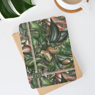 Forrest and Berries Monogrammed iPad Case