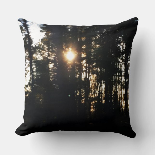Forrest Cotton Throw Pillow 20x20 (Front)