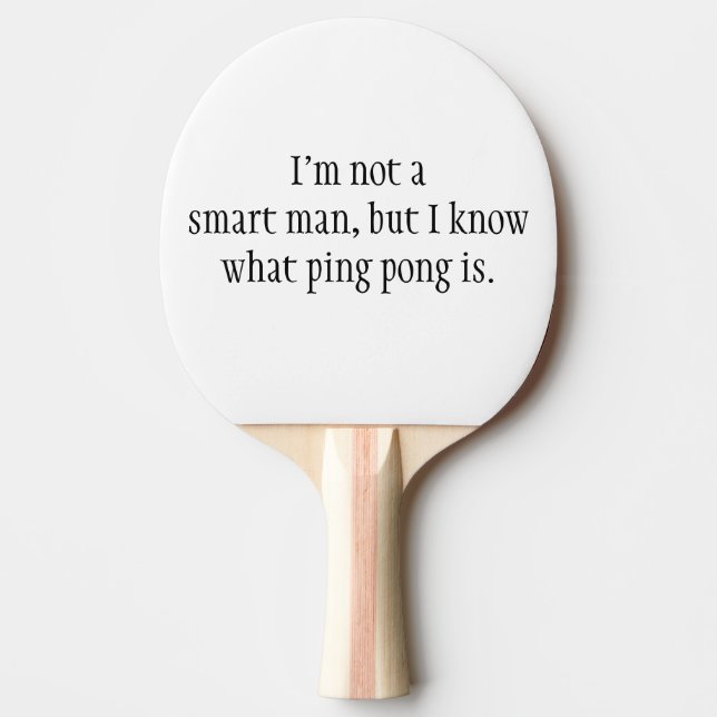 Forrest Gump Ping Pong Ping Pong Paddle (Front)