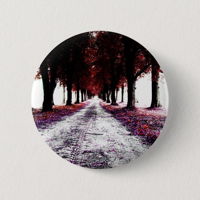 forrest gump road 2 inch round button (Front)