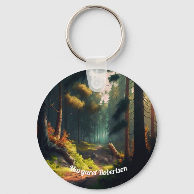 Forrest Landscape Keychain (Front)