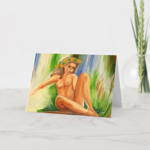 Forrest Nymph Card