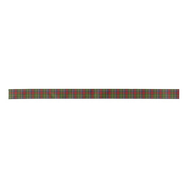 Forrester Clan Tartan Plaid Ribbon Satin Ribbon (Front)