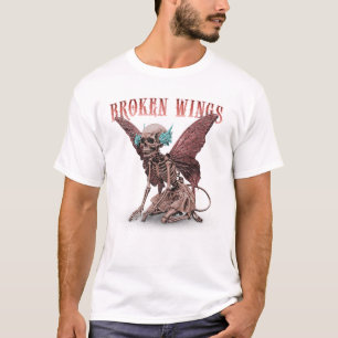 Forsaken: Surreal Gothic Broken Wings T-Shirt