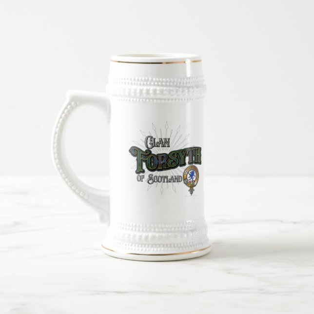 Forsyth Clan Beer Stein (Left)