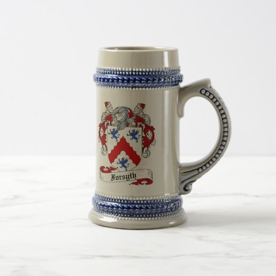 Forsyth Coat of Arms Stein - Family Crest