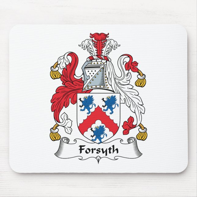 Forsyth Family Crest Mouse Pad (Front)