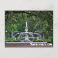 Forsyth Park Fountain in Savannah, GA 