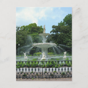 Forsyth Park Fountain Postcard