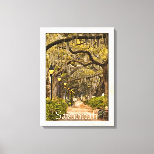 Forsyth Park - Savannah, GA Canvas Print (Front)