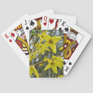 Forsythia in Springtime Playing Cards