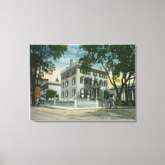 Fort Allen Park View of Casco Bay Canvas Print (Front)