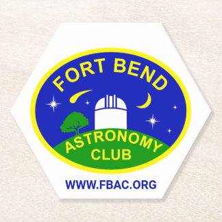 Fort Bend Astronomy Club Paper Coasters - Set of 6