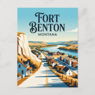 Fort Benton USA Postcard