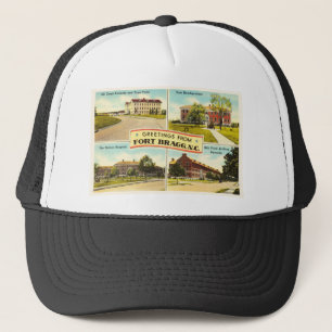 Fort Bragg # 2 North Carolina NC Vintage Souvenir- Trucker Hat
