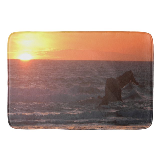 Fort Bragg, California..... Bath Mat (Front)
