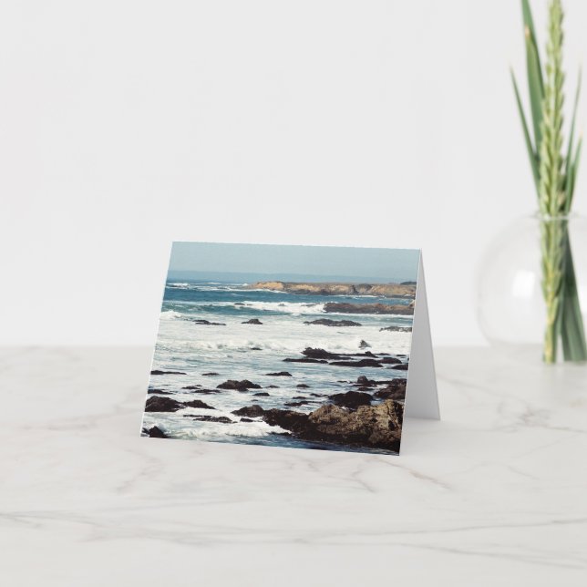 Fort Bragg, California coastline....... Card (Front)