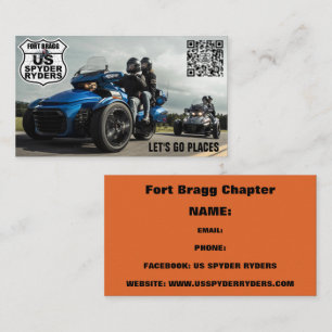 Fort Bragg Chapter - Business Cards 2