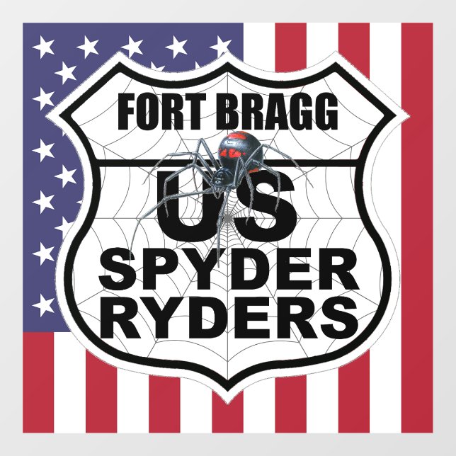 Fort Bragg Chapter - Decal Flag & Logo (Sheet)