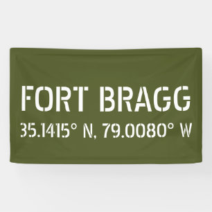 Fort Bragg Latitude Longitude  Banner