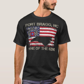 Fort Bragg NC Accueil Du 82E T-shirt Aéroporté, Ve