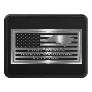 Fort Bragg Veteran Trailer Hitch Cover