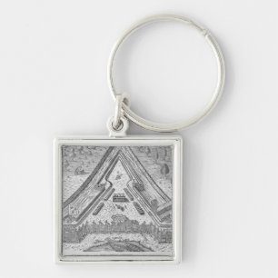 Fort Caroline Completed Keychain