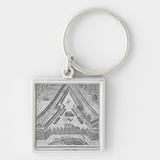 Fort Caroline Completed Keychain (Front)