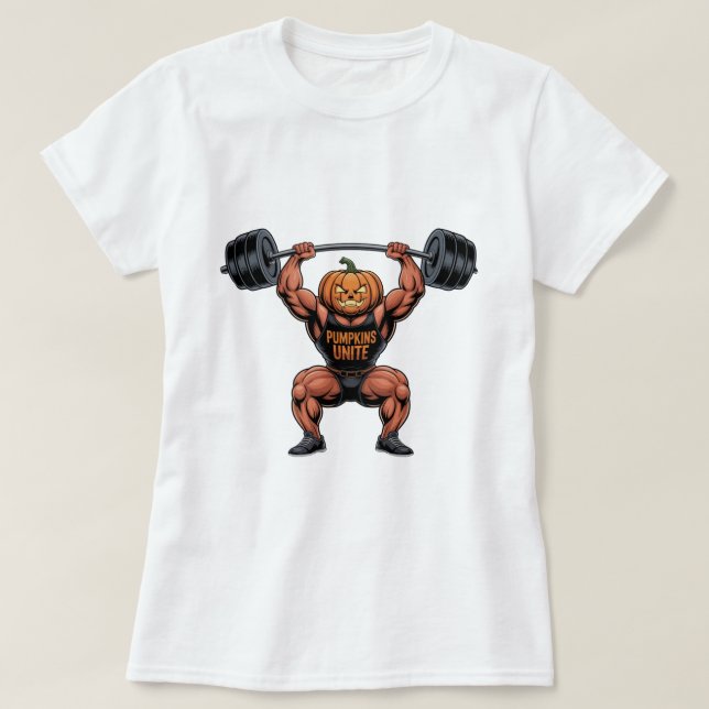 Fort Citrouille Halloween T-shirt drôle Fitny Fitn (Design devant)