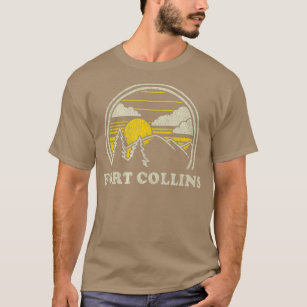 Fort Collins Colorado CO  Vintage Hiking T-Shirt