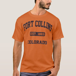 Fort Collins Colorado CO vintage state Athletic st T-Shirt