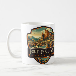 Fort Collins, Colorado Vintage Coffee Mug