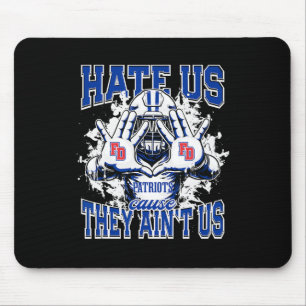 Fort Dorchester Patriots Logo Hate Us Cause They A Mouse Pad