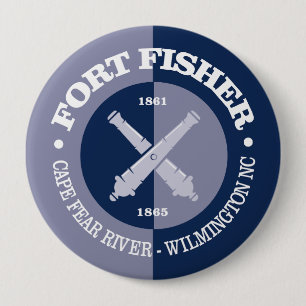 Fort Fisher (B&G) 4 Inch Round Button