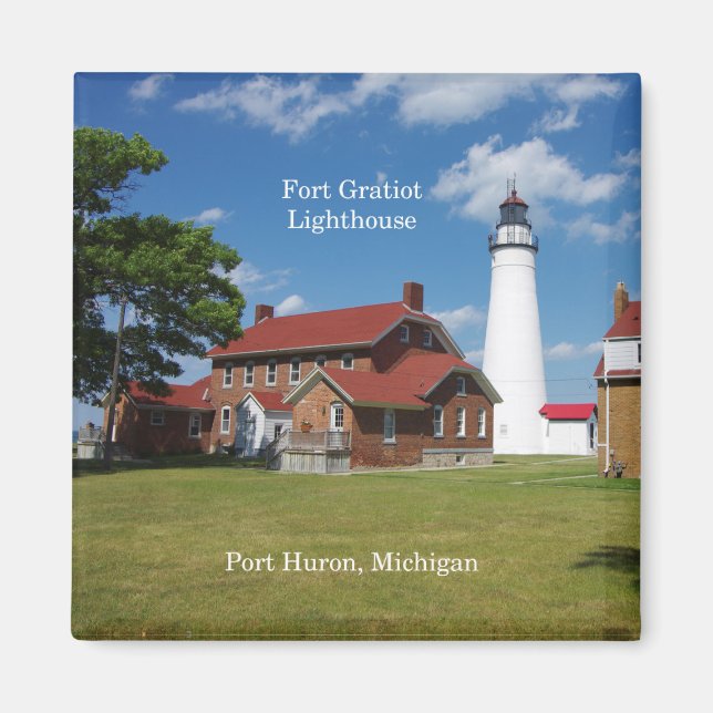Fort Gratiot Lighthouse 2 magnet (Front)