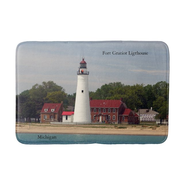 Fort Gratiot Lighthouse bathmat (Front)