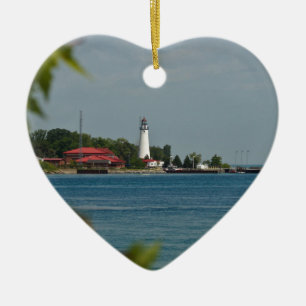Fort Gratiot Lighthouse Ceramic Ornament