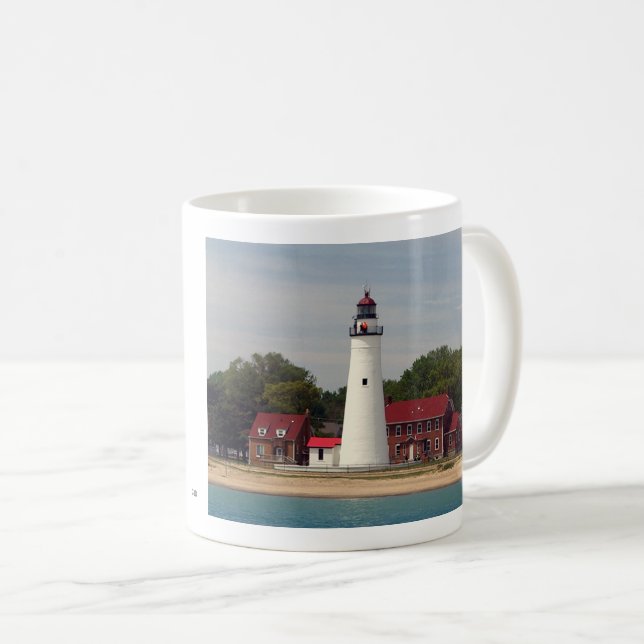 Fort Gratiot Lighthouse history mug (Front Right)