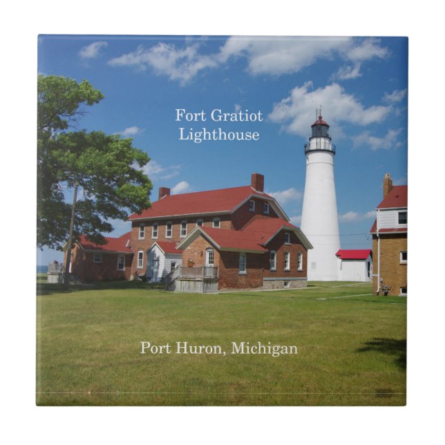Fort Gratiot Lighthouse tile (Front)