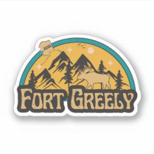 Fort Greely, Alaska Sticker