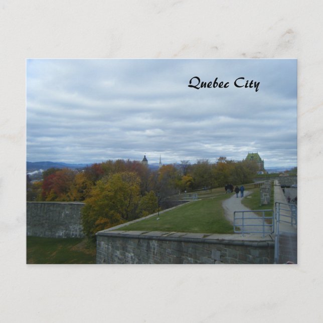 Fort Grounds-Old Quebec City Postcard (Front)
