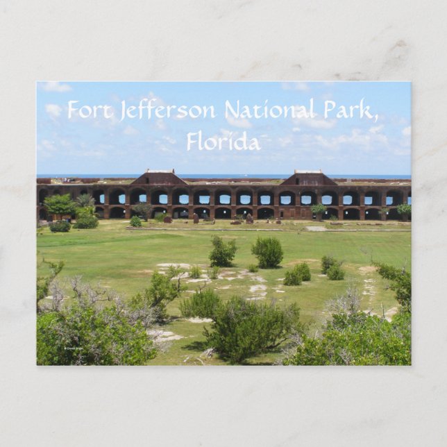 Fort Jefferson Postcard (Front)