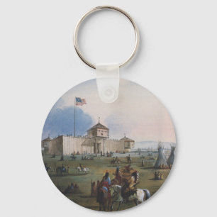 Fort Laramie, Sublette Fort, Fort William, Miller Keychain