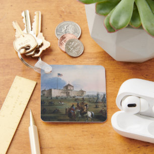 Fort Laramie, Sublette Fort, Fort William, Miller Keychain