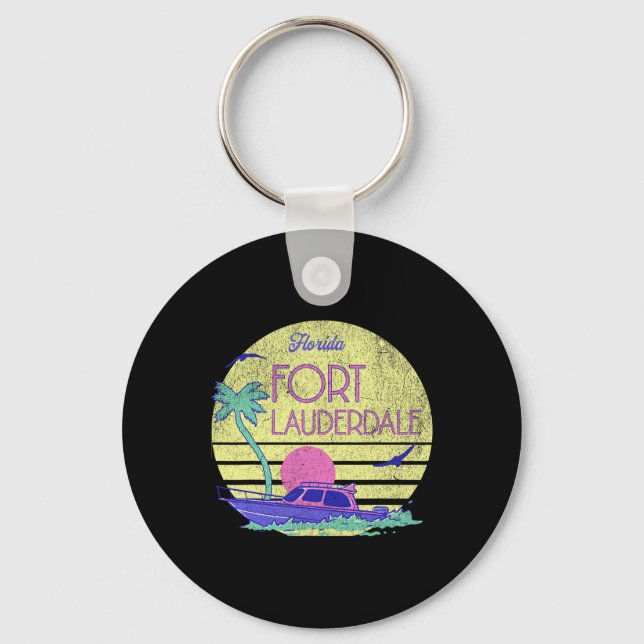 Fort Lauderdale _2  Keychain (Front)