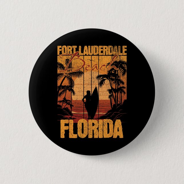Fort Lauderdale _6  2 Inch Round Button (Front)