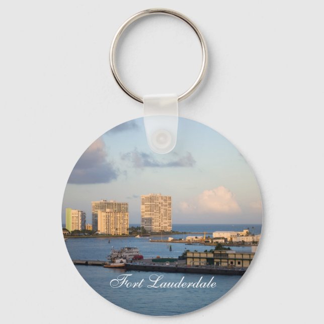 Fort Lauderdale Bay Keychain (Front)