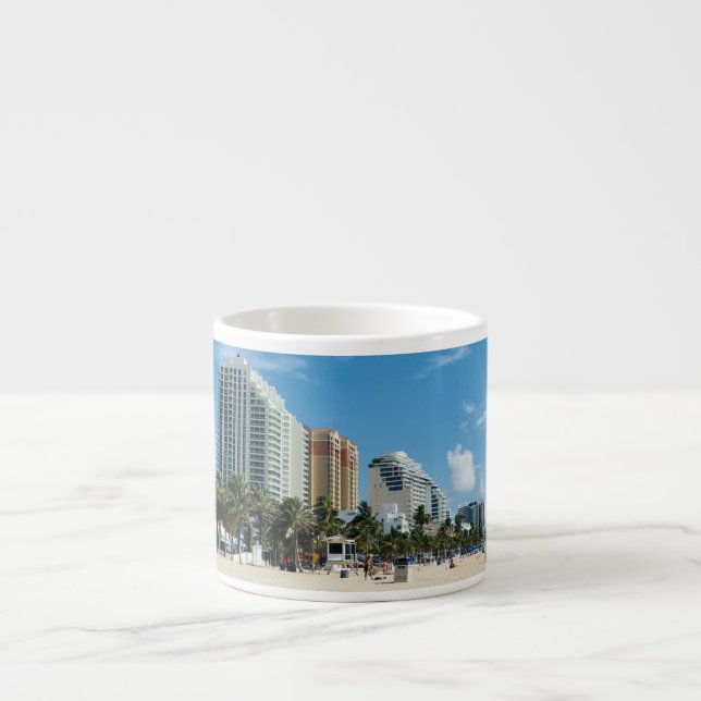 Fort Lauderdale Beach Espresso Mug (Front)