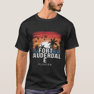 Fort Lauderdale Beach Florida Surfing Surfer  T-Shirt