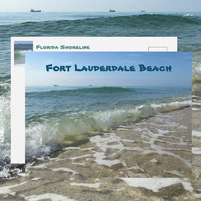 Fort Lauderdale Beach Oceanview Photographic Postcard (Creator Uploaded)